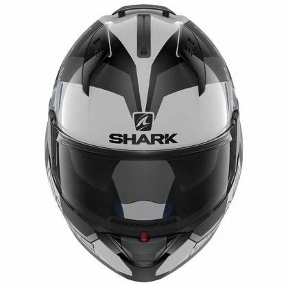 Cască Moto Modulară SHARK EVO-ONE 2 SLASHER · Negru / Gri / Alb  - 4