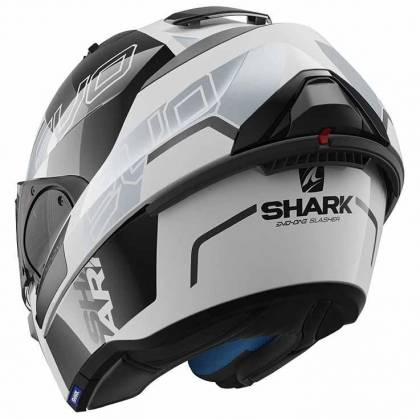 Cască Moto Modulară SHARK EVO-ONE 2 SLASHER · Negru / Gri / Alb  - 1