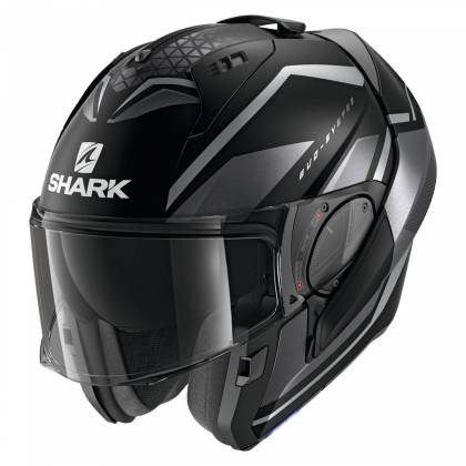 Cască Moto Modulară SHARK EVO ES YARI · Negru / Gri Mat  - 2