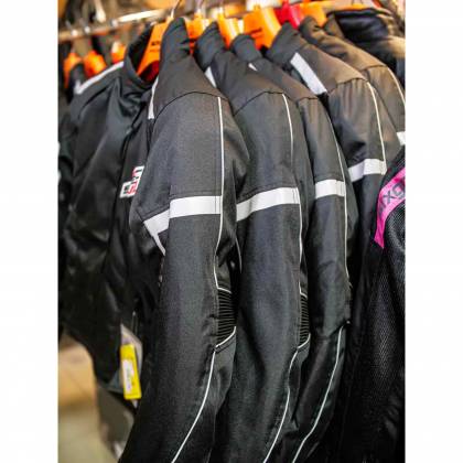 Geacă Moto Damă din Textil SPEED UP LARA · Negru  - 5