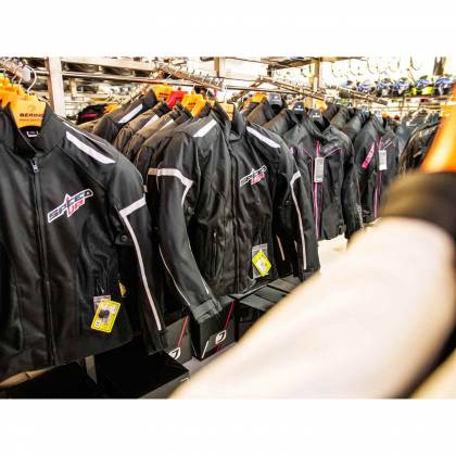 Geacă Moto Damă din Textil SPEED UP LARA · Negru  - 3