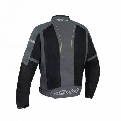 Geacă Moto de Vară din Textil BERING CANCUN Regular Fit · Negru / Gri / Verde Fluo  - 1