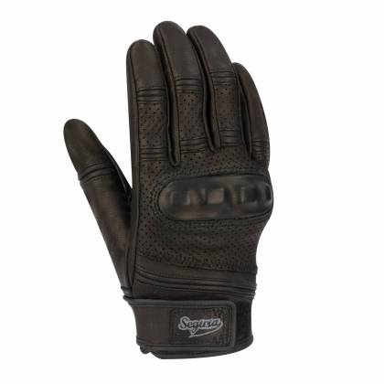 Mănuși Moto Damă  din Piele SEGURA LADY SPACY · Negru  - 0