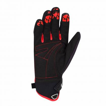 Mănuși Moto din Textil BERING GRISSOM · Negru / Roșu  - 3