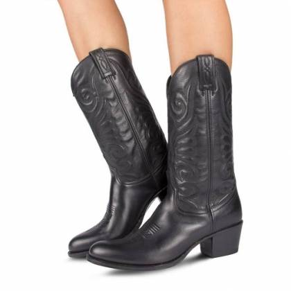 Cizme Cowboy Damă SENDRA BOOTS 11627 · Debora Salvaje Negro · Negru  - 6