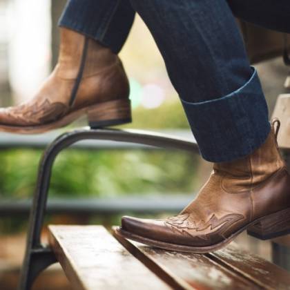 Botine Cowboy SENDRA BOOTS 11783 · Mimo Frisko Teak · Maro  - 5